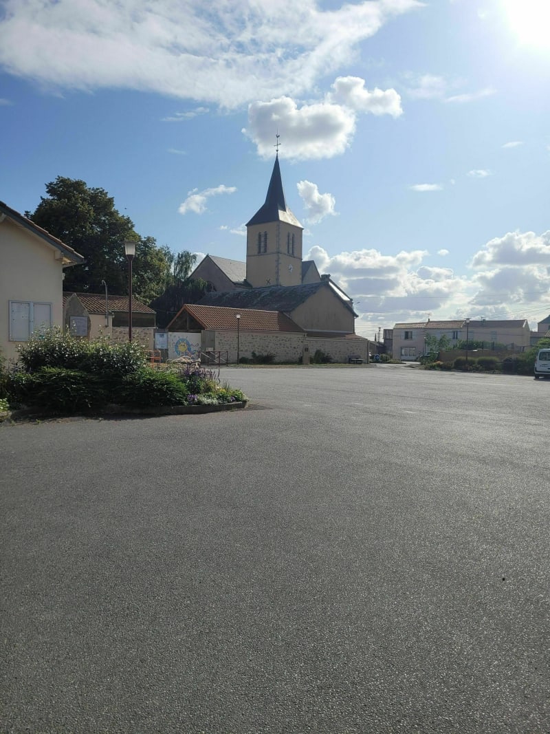 Le temple et La Chapelle-Largeau par L'Audonnière - Mauléon