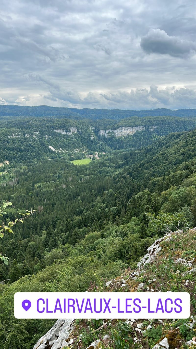 Clairvaux-les-Lacs par le belvédère de la Scie - Clairvaux-les-Lacs