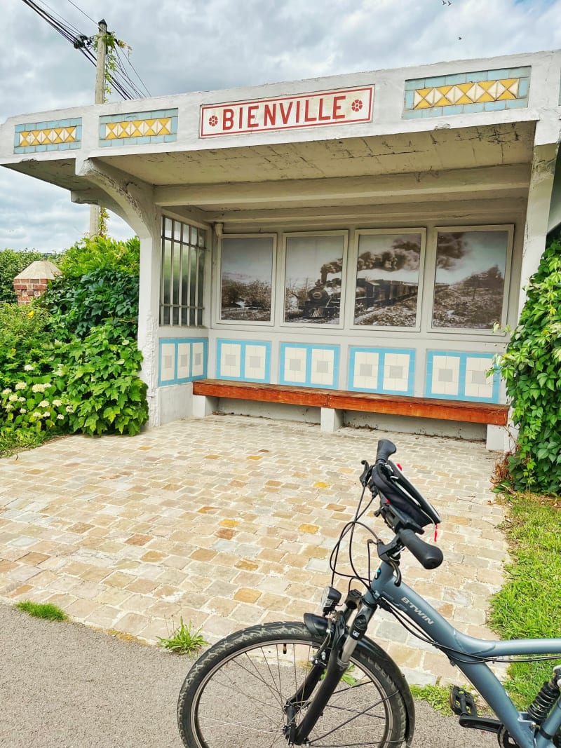 Vélo sur la voie verte à Compiègne - Janville