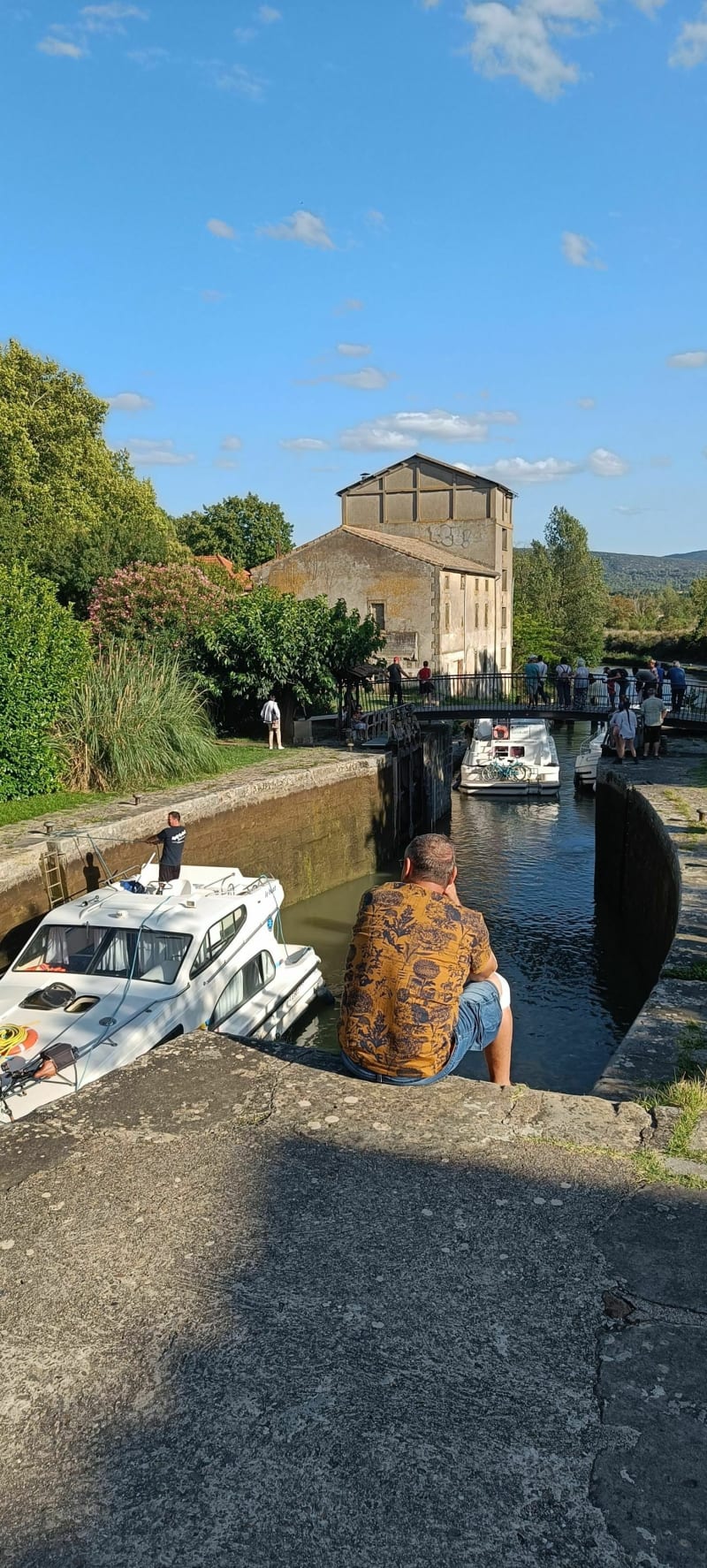 Boucle Villedubert - Marseillette le long du canal du midi. - Villedubert
