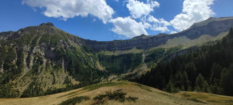 Cascade de la Pisse et tour de Planure, par le refuge du Tourond - Champoléon