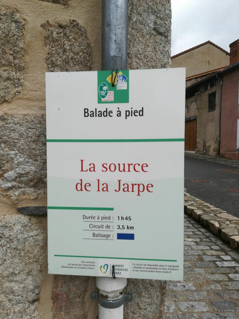 Balade vers la source de la Jarpe - Grandrif