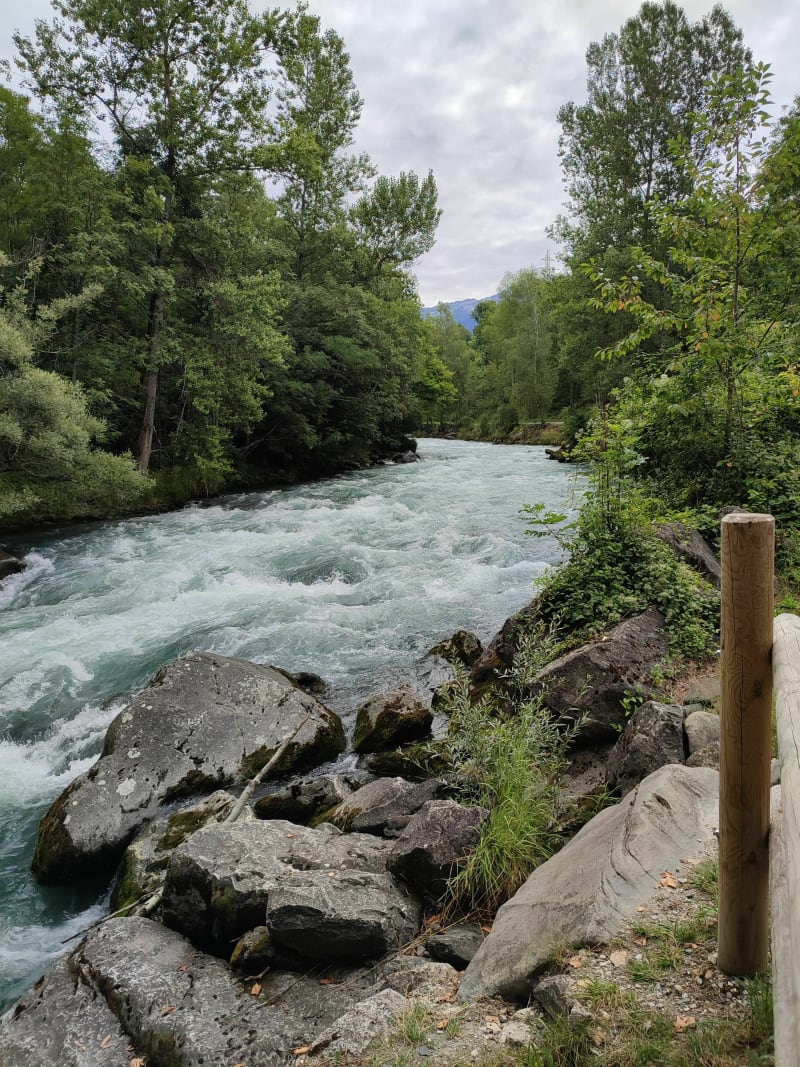 Le long de l'Isère à la fraiche - La Plagne-Tarentaise