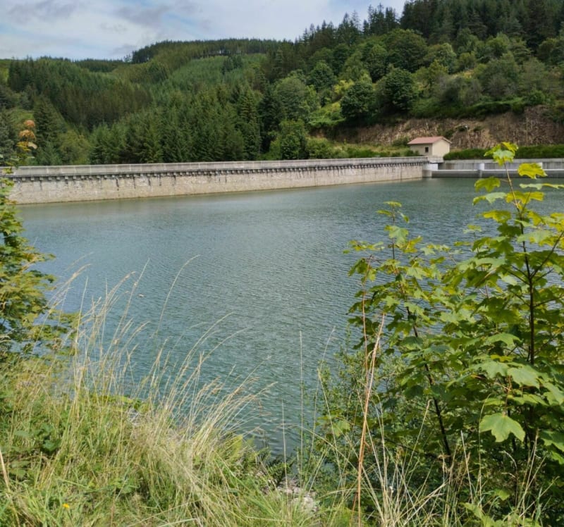 Balade au barrage du Riot, départ chemin du Vignolet - Planfoy