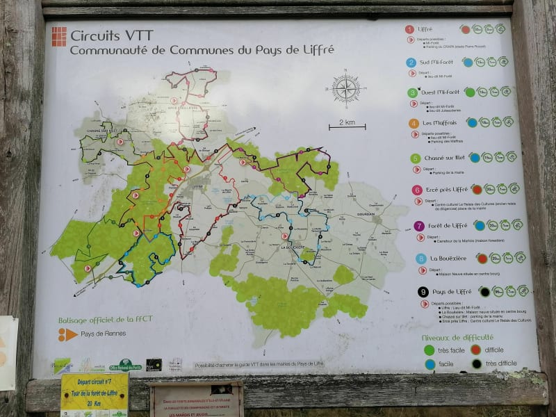 Circuit VTT numéro 5 - Forêt de Liffré - Chasné-sur-Illet