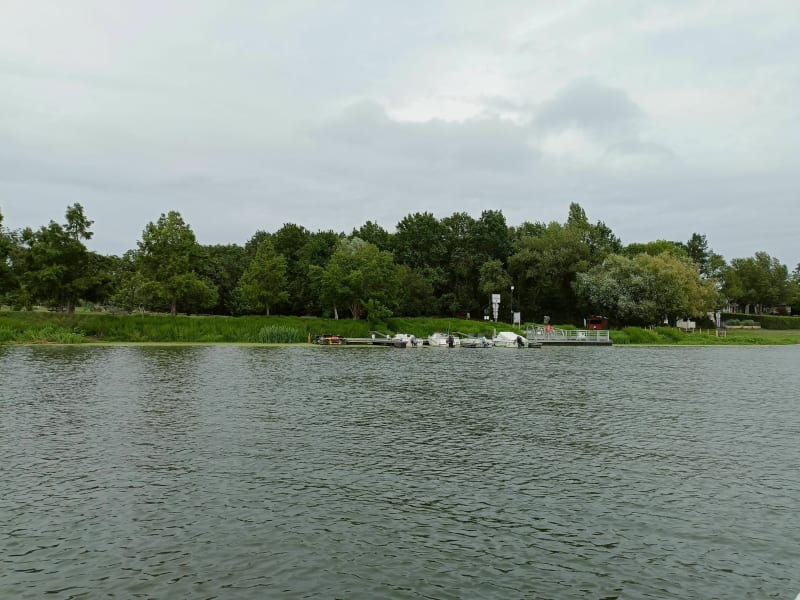 Jolie balade à l'Ile Saint-Aubin avec le passage du Bac à moteur - Écouflant