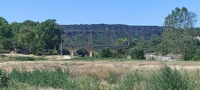 Pont du Gard depuis l’aire de camping-car - Remoulins