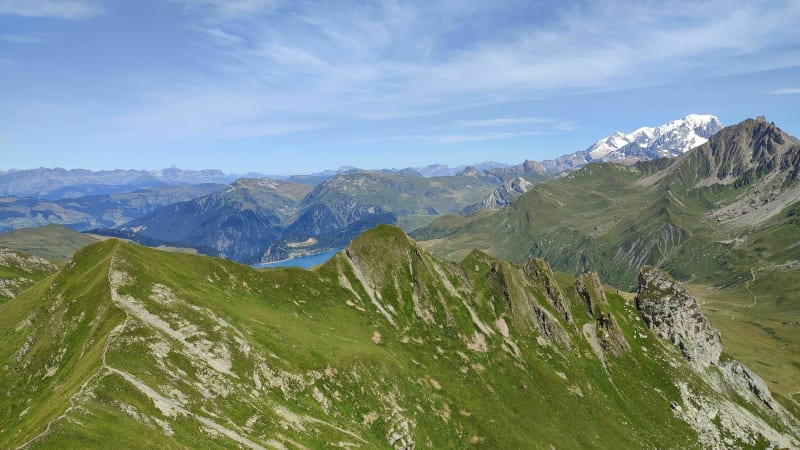 Rondrit rond het Pichu-plateau met beklimming van de Mont Coin - Aime-la-Plagne