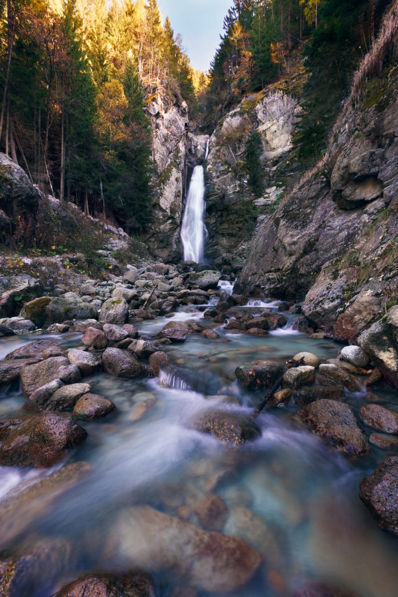 Vadrouille forestière à la Cascade du Dard - Chamonix-Mont-Blanc