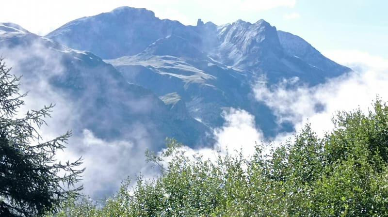 Randonnée entre Val d'Isère (La Daille) et Tignes - Val-d'Isère