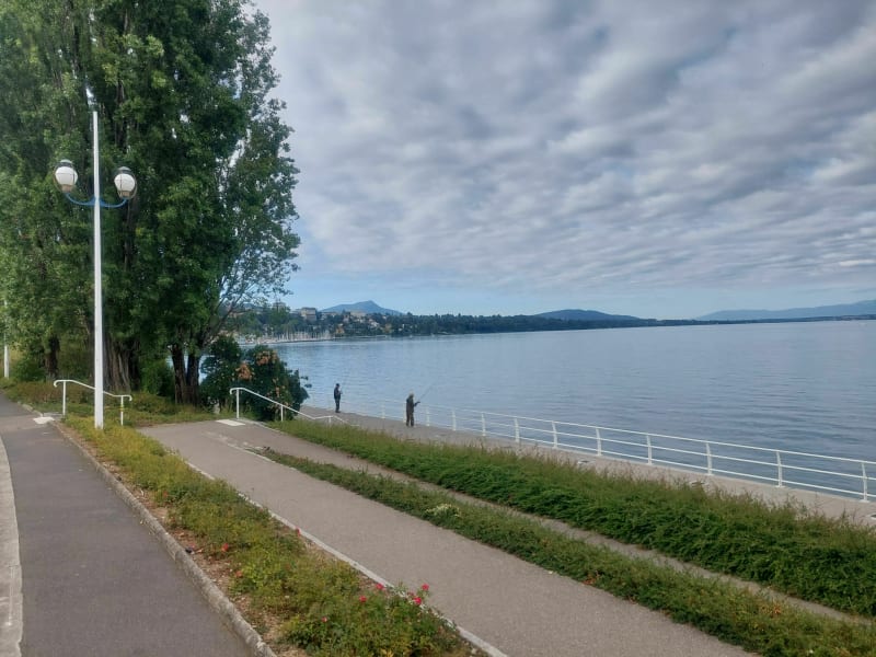 Bord du lac de Thonon-Yvoire et une boucle au départ - Thonon-les-Bains