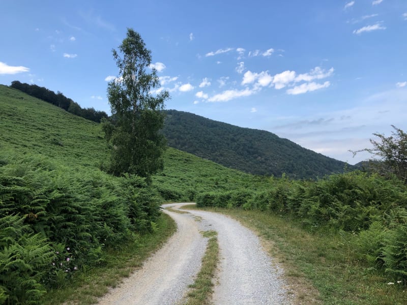De Arquizat a Larnat par le col de Larnat (altitude 1194m) - Miglos