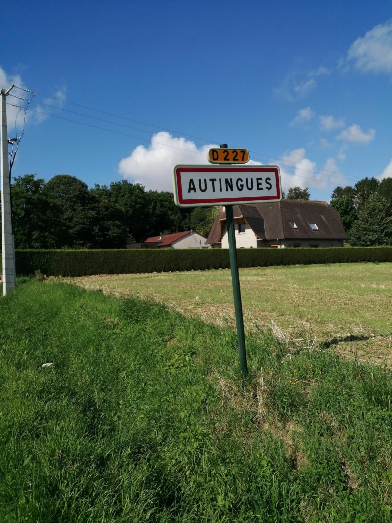 Autingues / Louches / Autingues par petit pont de fer et chemin - Autingues