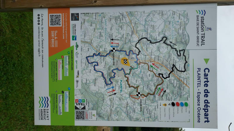 Parcours de Crapado par forêt des Mauriers - Plaintel