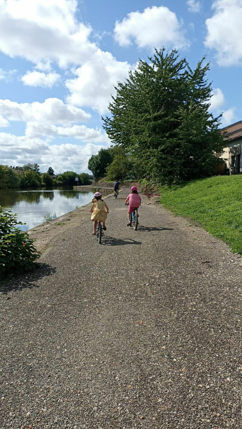 De Bosserville à Varangéville par la piste cyclable - Art-sur-Meurthe