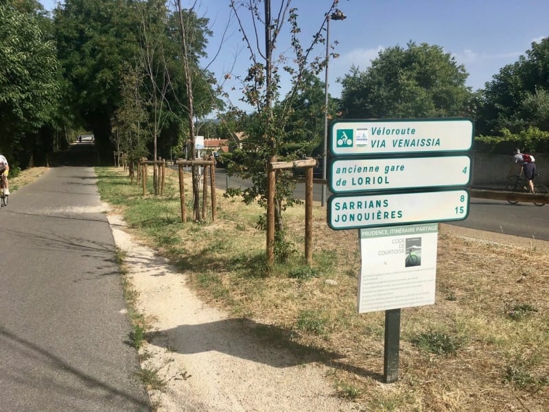 Carpentras vers Orange par la via Venaissia - Carpentras
