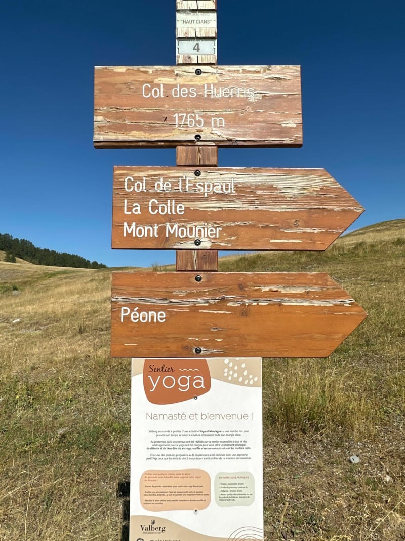 Sentier Yoga de Valberg - Péone
