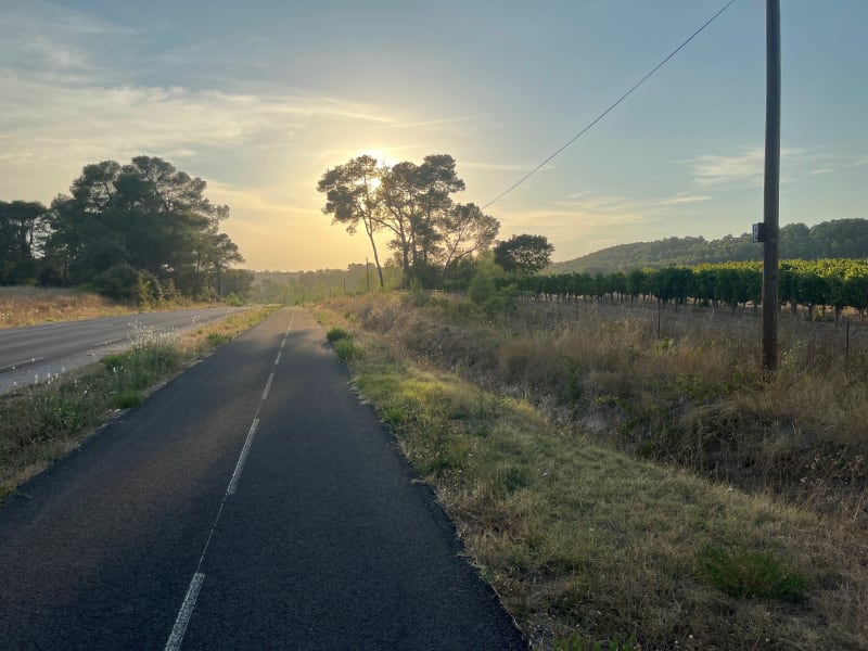 Entre chemins et pistes cyclables au Goule de Laval - Grabels