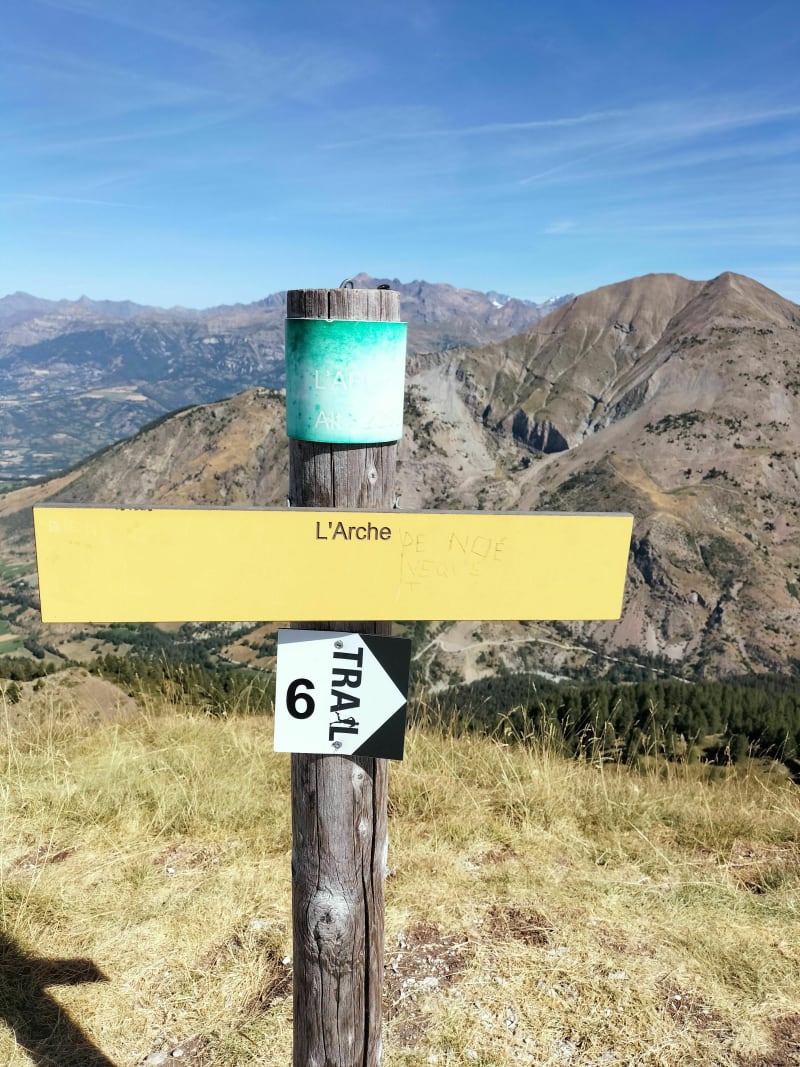 L'Arche depuis le col de Moissière - Ancelle