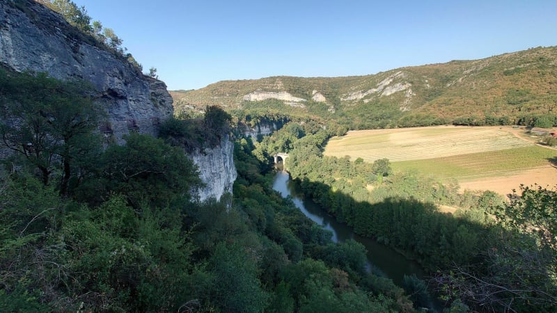 Saint Antonin Bruniquel aller retour par la corniche. - Saint-Antonin-Noble-Val