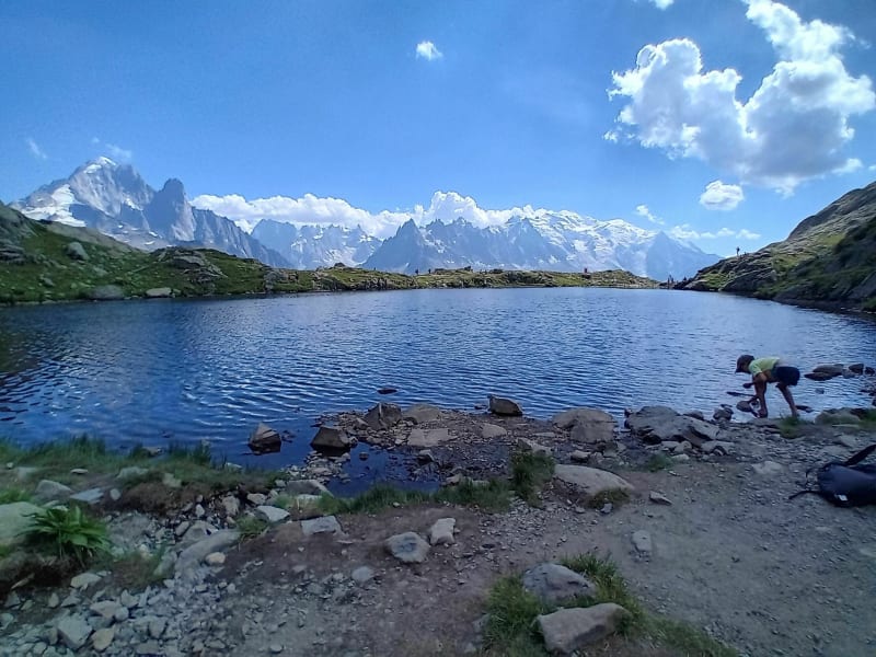 De la Flégère vers le lac Blanc et les lacs des Chéserys - Chamonix-Mont-Blanc