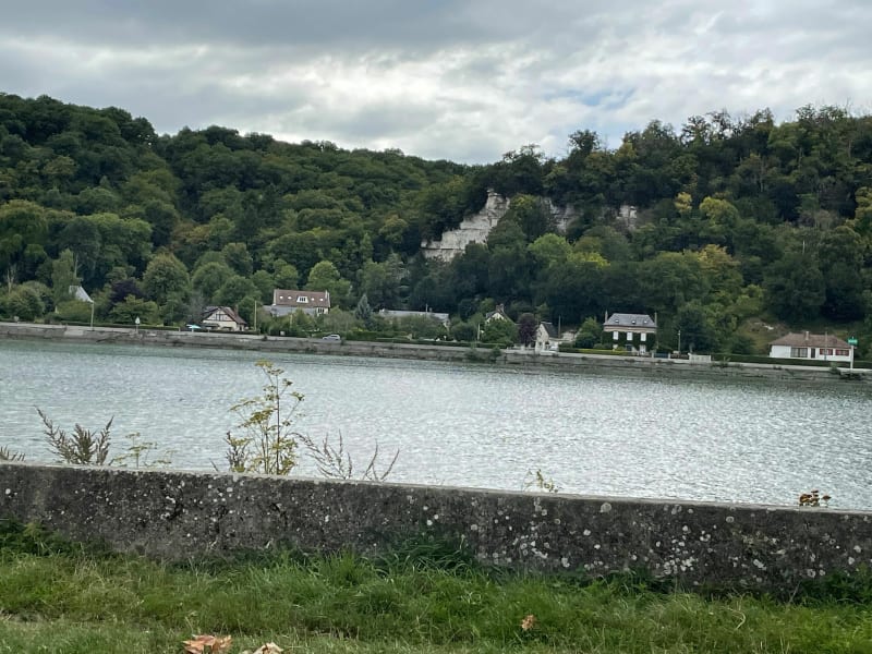 Bords de Seine à  Hautot-sur-Seine. - Saint-Pierre-de-Manneville