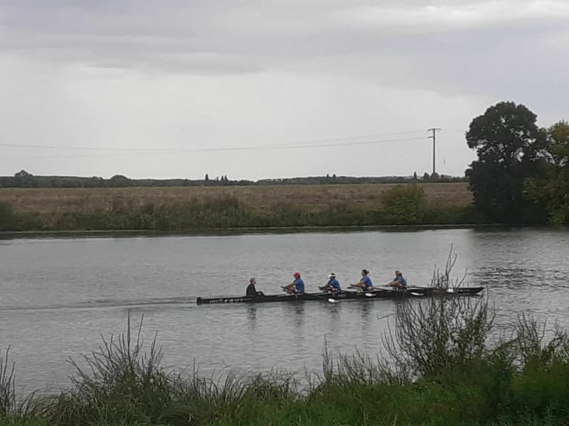 La Saône et la roseraie depuis Saint-Marcel - Saint-Marcel
