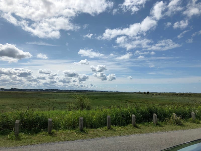 Balade à vélo au village du Crotoy en Baie de Somme - Favières