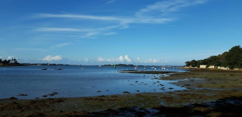 Pointe d'Arradon depuis Roguédas - Arradon