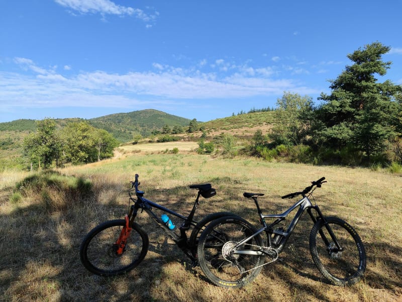 Rando pour vététiste confirmer direction Croix de Chirol - Annonay