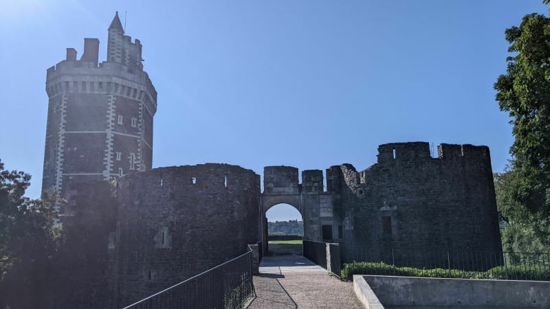 Château d'Oudon depuis Carquefou - Carquefou