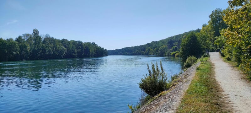 Boucle de l'île du Berceau à Samois-sur-Seine - Samois-sur-Seine