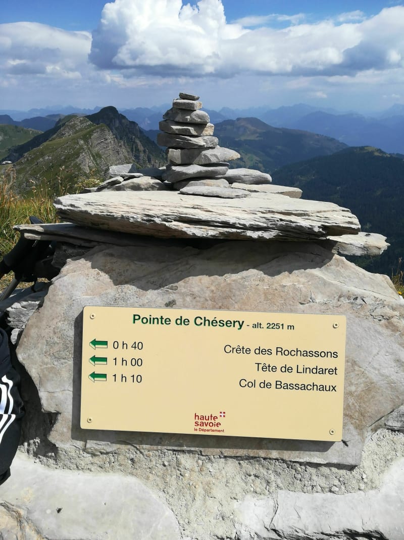 Rando sur les crêtes au-dessus du col de Bassachaux - Châtel