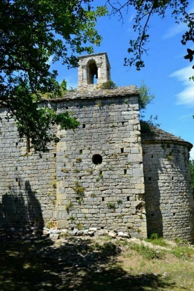 St-Pierre de Castres depuis la Mothe - Bagnols-sur-Cèze