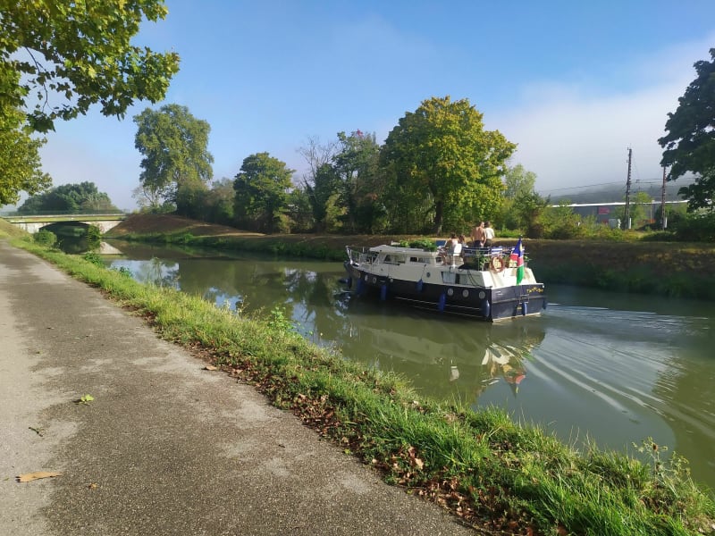 Balade au bord du canal de Montech à Grisolles aller-retour - Montech
