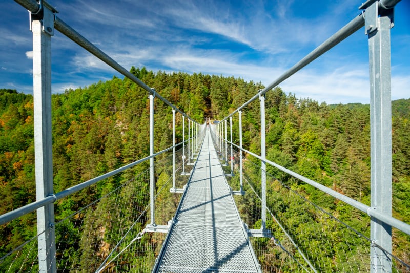 Excursion à la passerelle des Gorges du Lignon depuis Saint-Maurice-de-Lignon - Saint-Maurice-de-Lignon