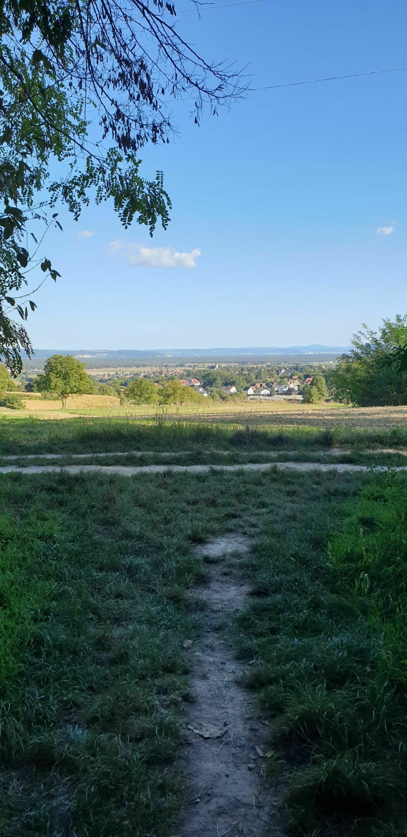 Belle vue sur la Suisse depuis Zimmersheim - Riedisheim