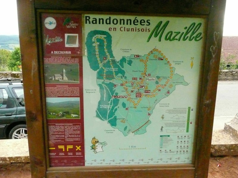 Mazille, forêt domaniale des Trois Monts et Bois de Jalogny - Mazille