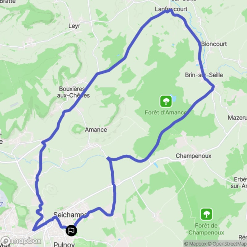 Petit tour à Brin sur Seille via la voie verte - Pulnoy