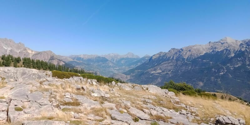 Plateau des Têtes au parking de Funberg - L'Argentière-la-Bessée
