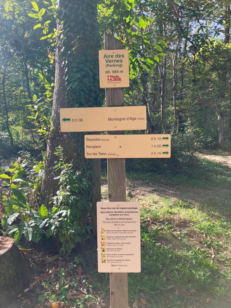 Marche de la Montagne d’Age et Crêt du Clos - Poisy