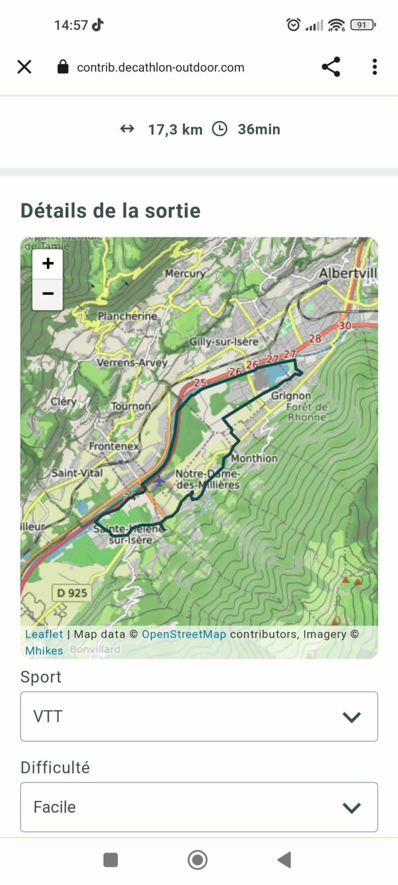 Balade en combe de Savoie par le Plan d'eau de Grignon - Notre-Dame-des-Millières