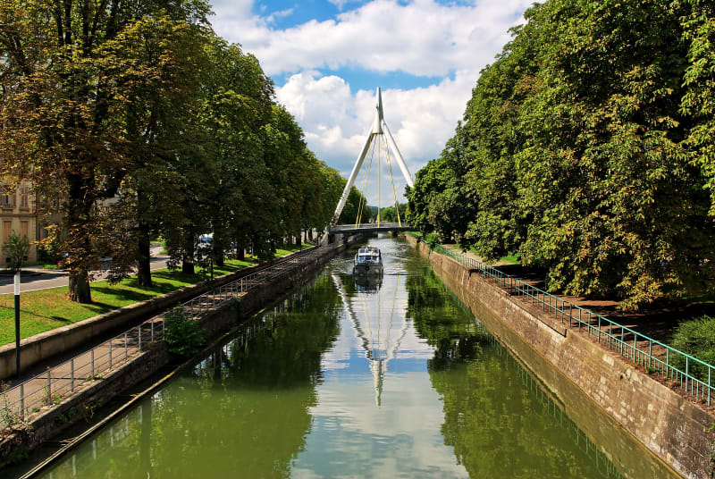 Colmar entre Canal du Rhône au Rhin et vallée de Munster - Colmar