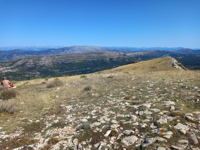 Le sommet du Robion - Castellane