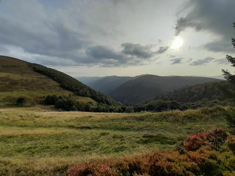 Maison de la nature du Rothenbach depuis le col de Bramont - La Bresse