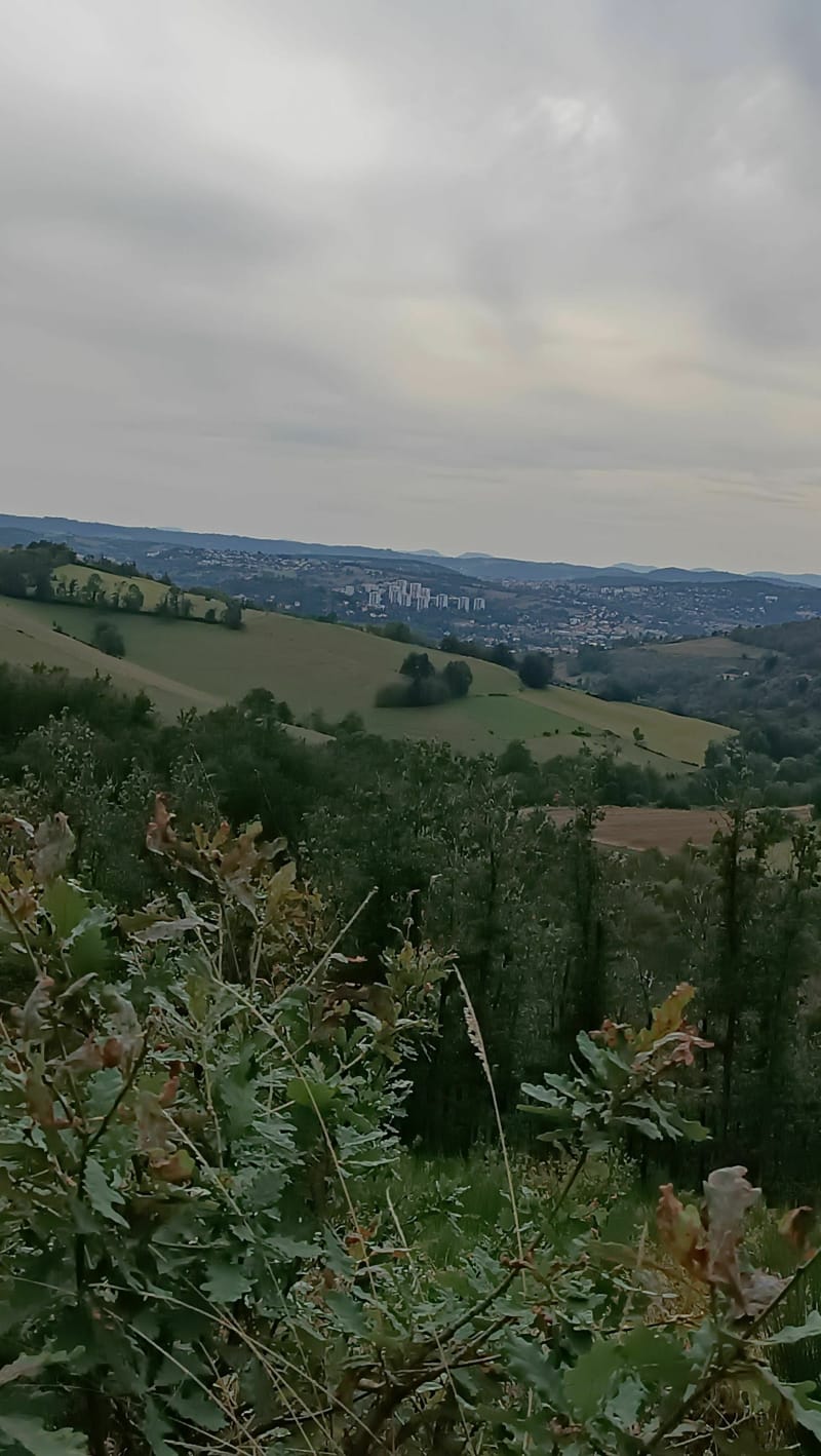 En route sur les hauteurs de Sorbiers, Marthourey, Gougeat - Sorbiers