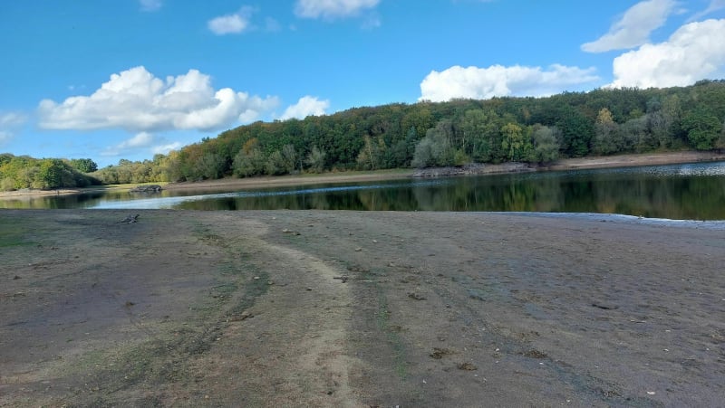 Foret du Mesnil et Lac de Mireloup à vélo - Le Tronchet