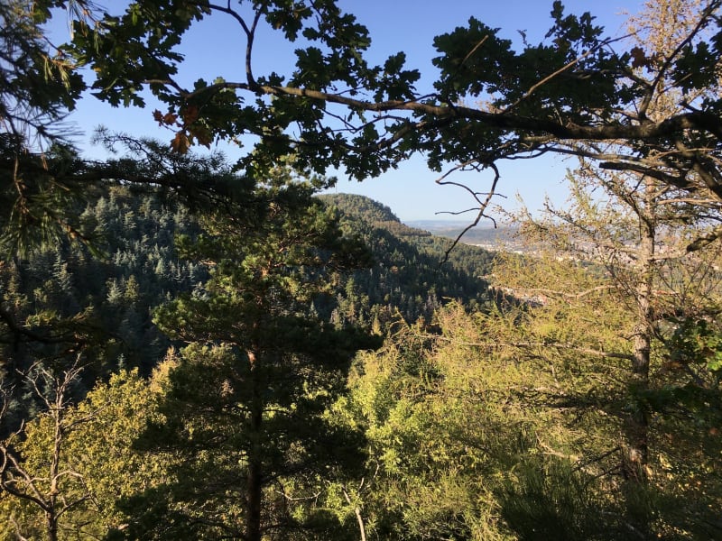 Chaos de la faille depuis Thèdes - Saint-Gènes-Champanelle