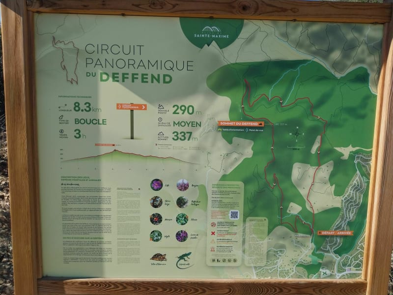 Le sentier du Deffend - Sainte-Maxime