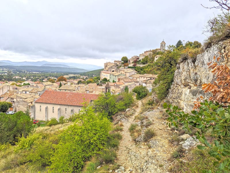 Petit tour du Grou de Bane et décollage Parapente - Banon